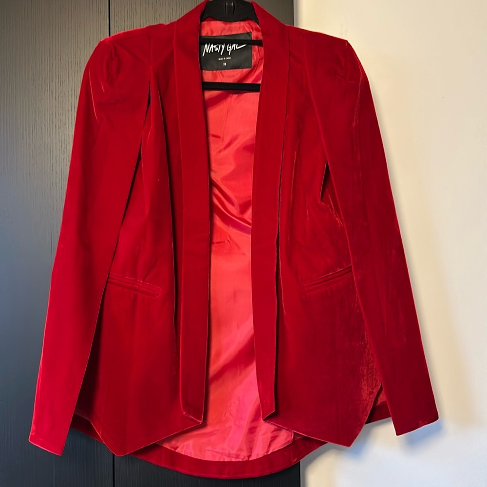 Red Velvet Cape Size XS